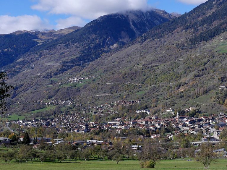 Vue de Aime-la-Plagne