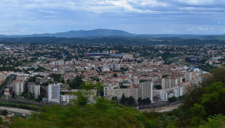 Vue de Alès