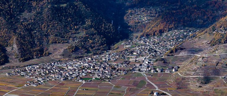 Vue de Chamoson