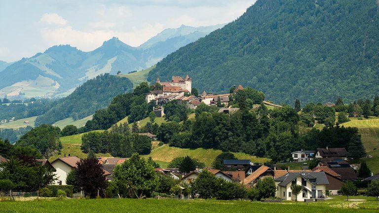 Vue de Gruyères