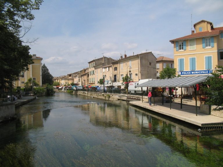 Vue de L'Isle-sur-la-Sorgue