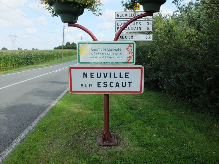 Vue de Neuville sur Escaut