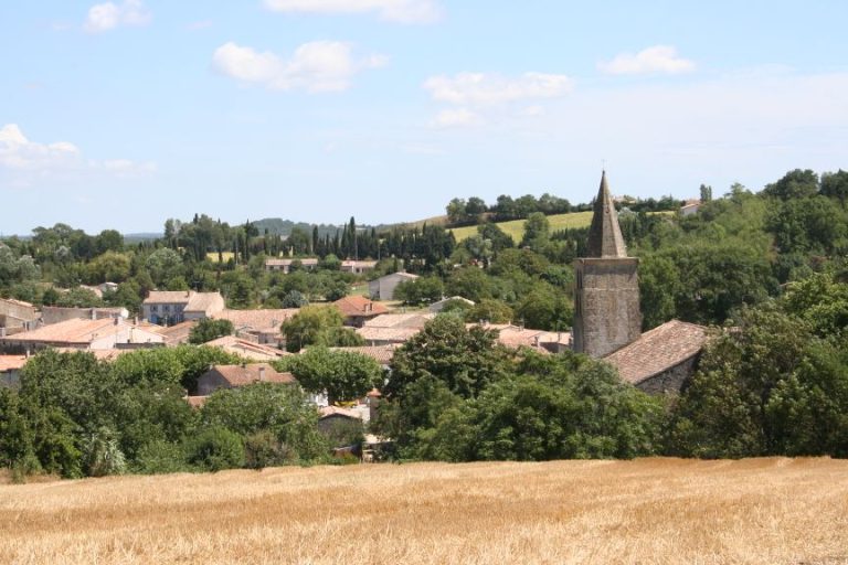 Vue de Saint-Papoul