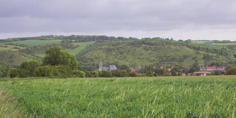 Vue de Wavrans sur l'AA