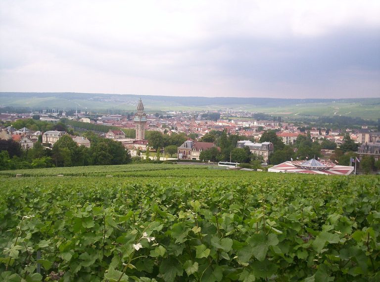 Vue de Épernay