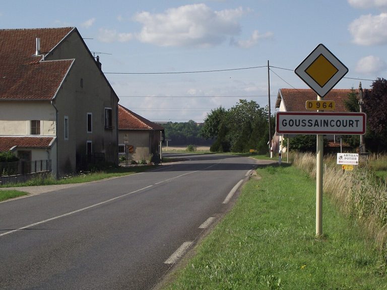 Vue de Goussaincourt