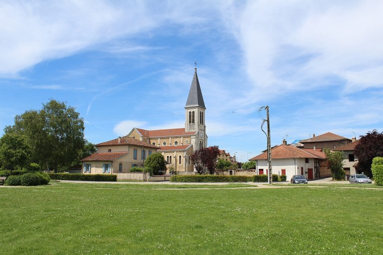 Vue de Saint-Julien-sur-Reyssouze