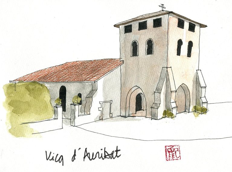 Vue de Vicq-d'Auribat