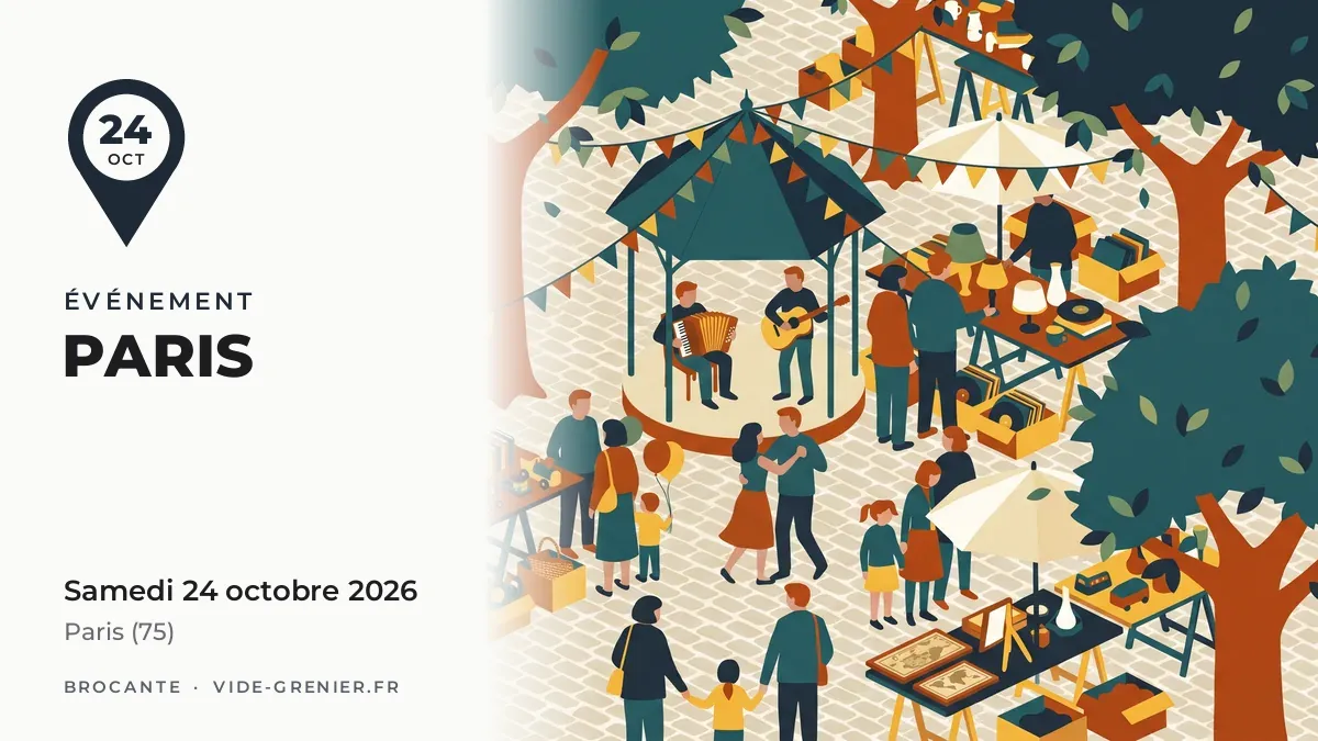Événement à Paris, samedi 24 octobre 2026