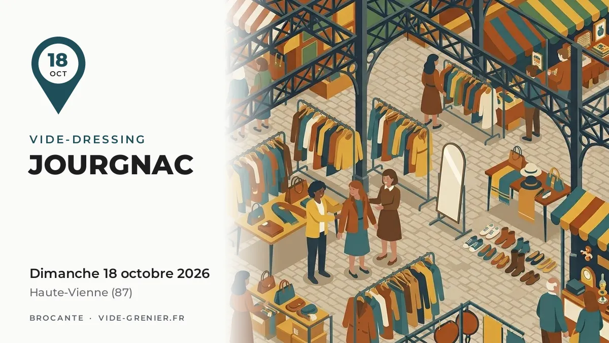 Vide-dressing à Jourgnac, dimanche 18 octobre 2026