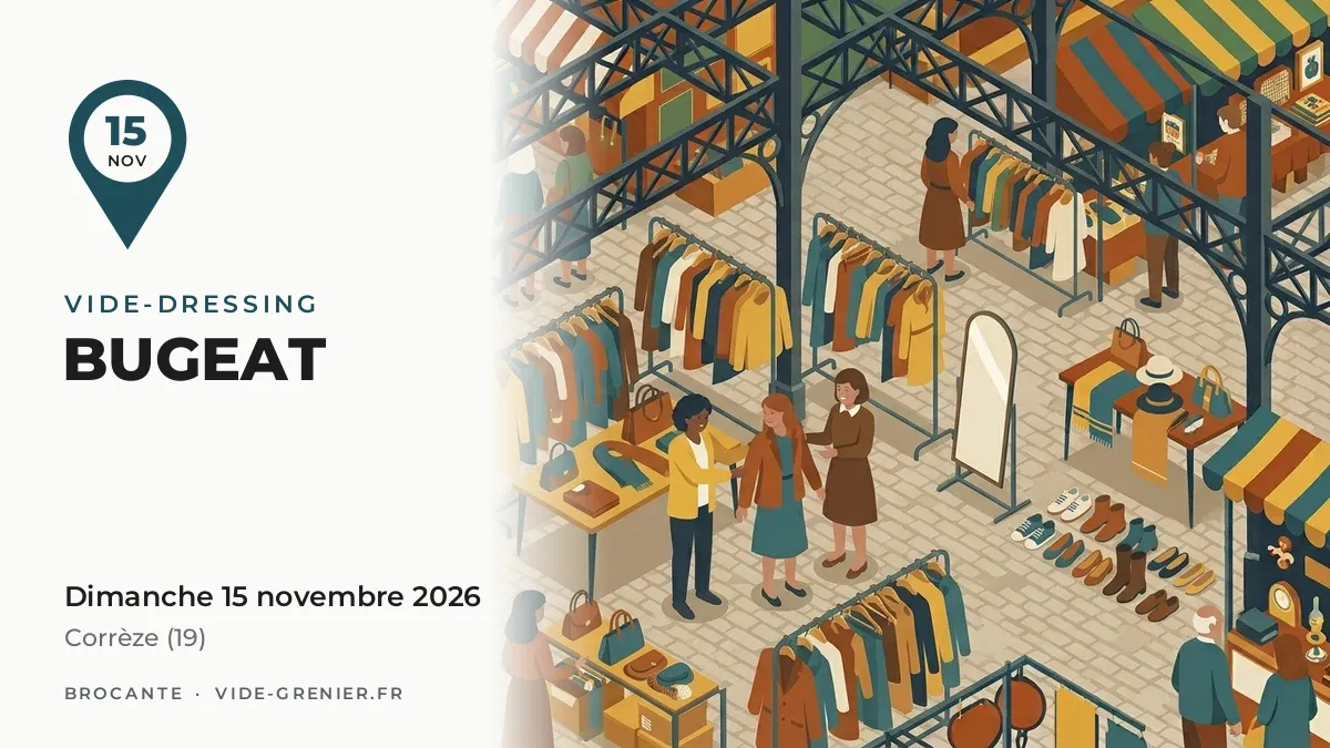Vide-dressing à Bugeat, dimanche 15 novembre 2026