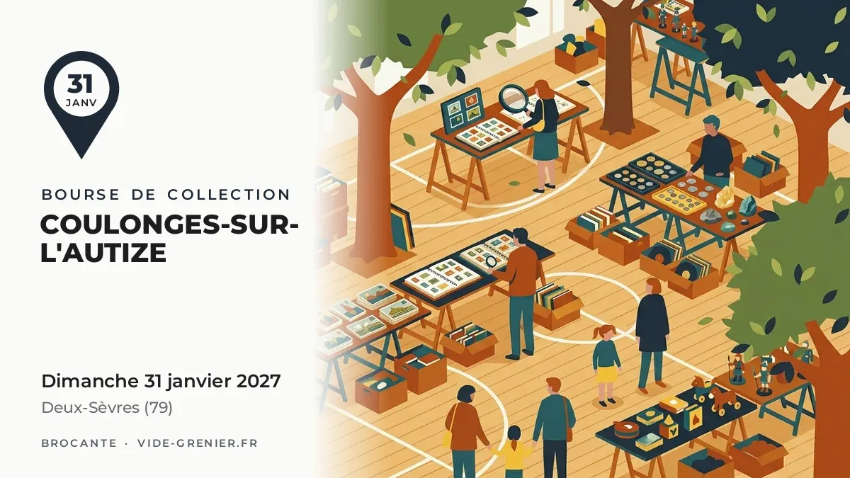 Bourse de collection à Coulonges-sur-l'Autize, dimanche 31 janvier 2027