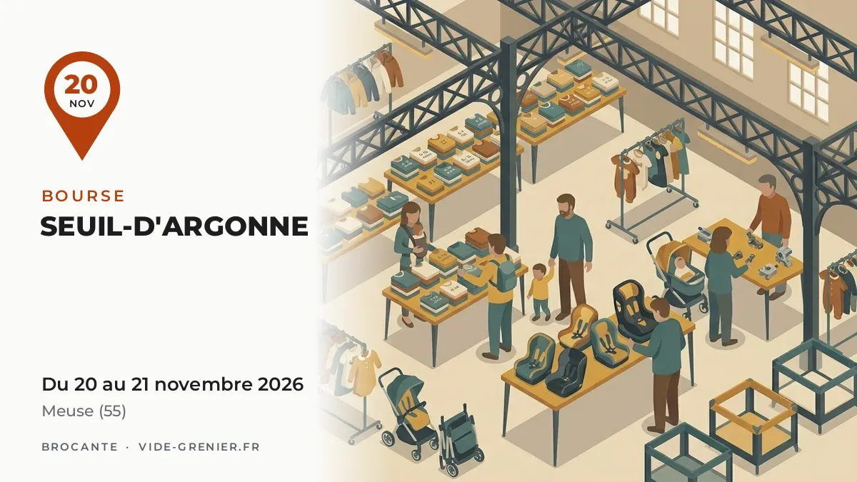 Bourse à Seuil-d'Argonne, du 20 au 21 novembre 2026