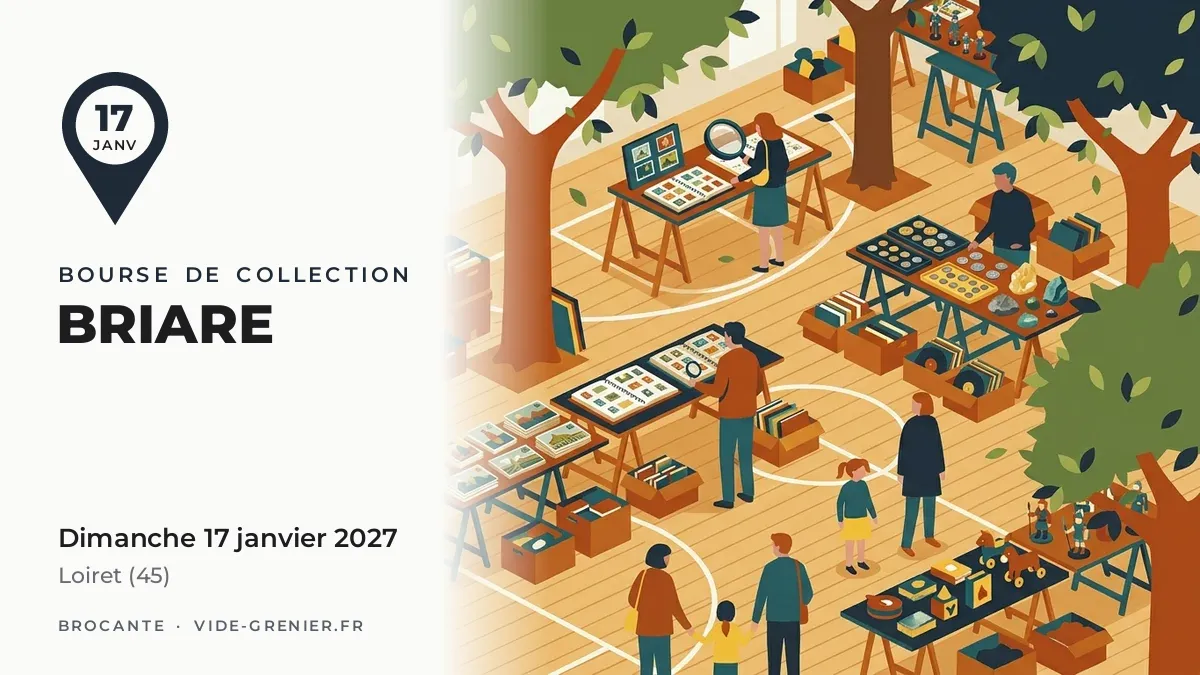Bourse de collection à Briare, dimanche 17 janvier 2027