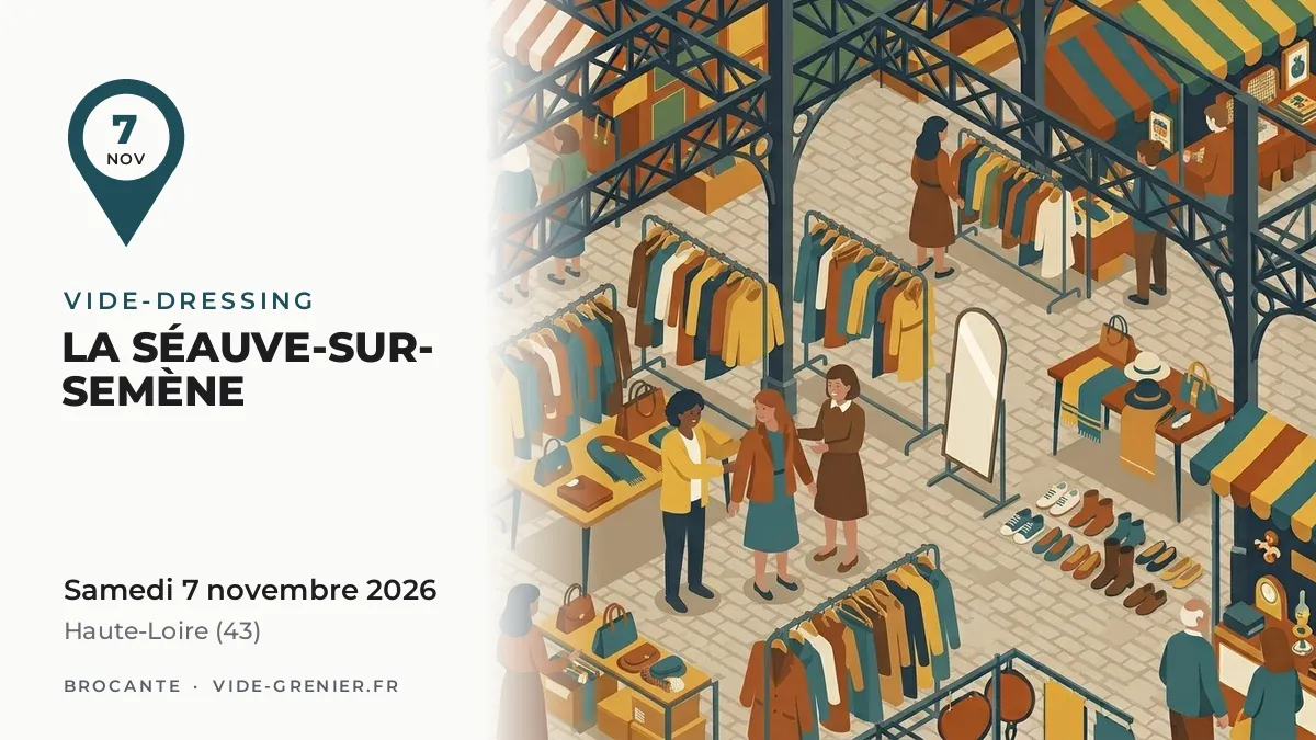 Vide-dressing à La Séauve-sur-Semène, samedi 7 novembre 2026