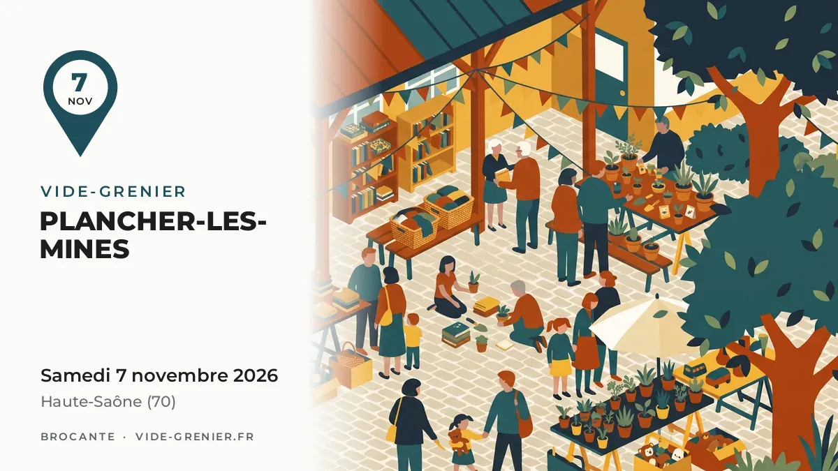 Vide-grenier à Plancher-les-Mines, samedi 7 novembre 2026