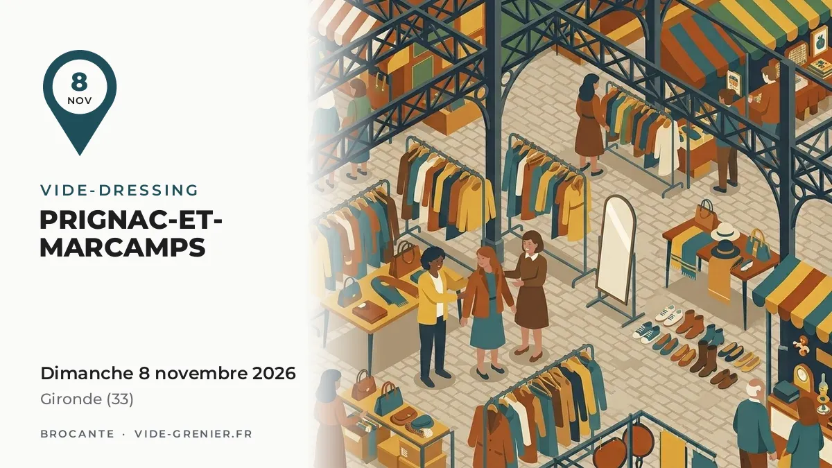 Vide-dressing à Prignac-et-Marcamps, dimanche 8 novembre 2026